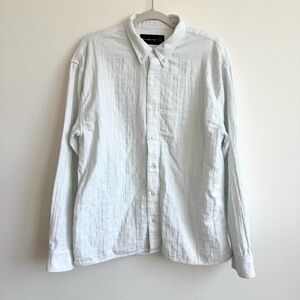 Abercrombie & Fitch Long Sleeve Shirt Cotton Linen Blend